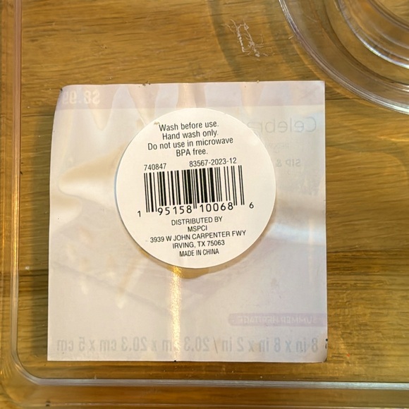 NWT - Bundle of 2 - Sip & Eat Plate - Picture 3 of 3